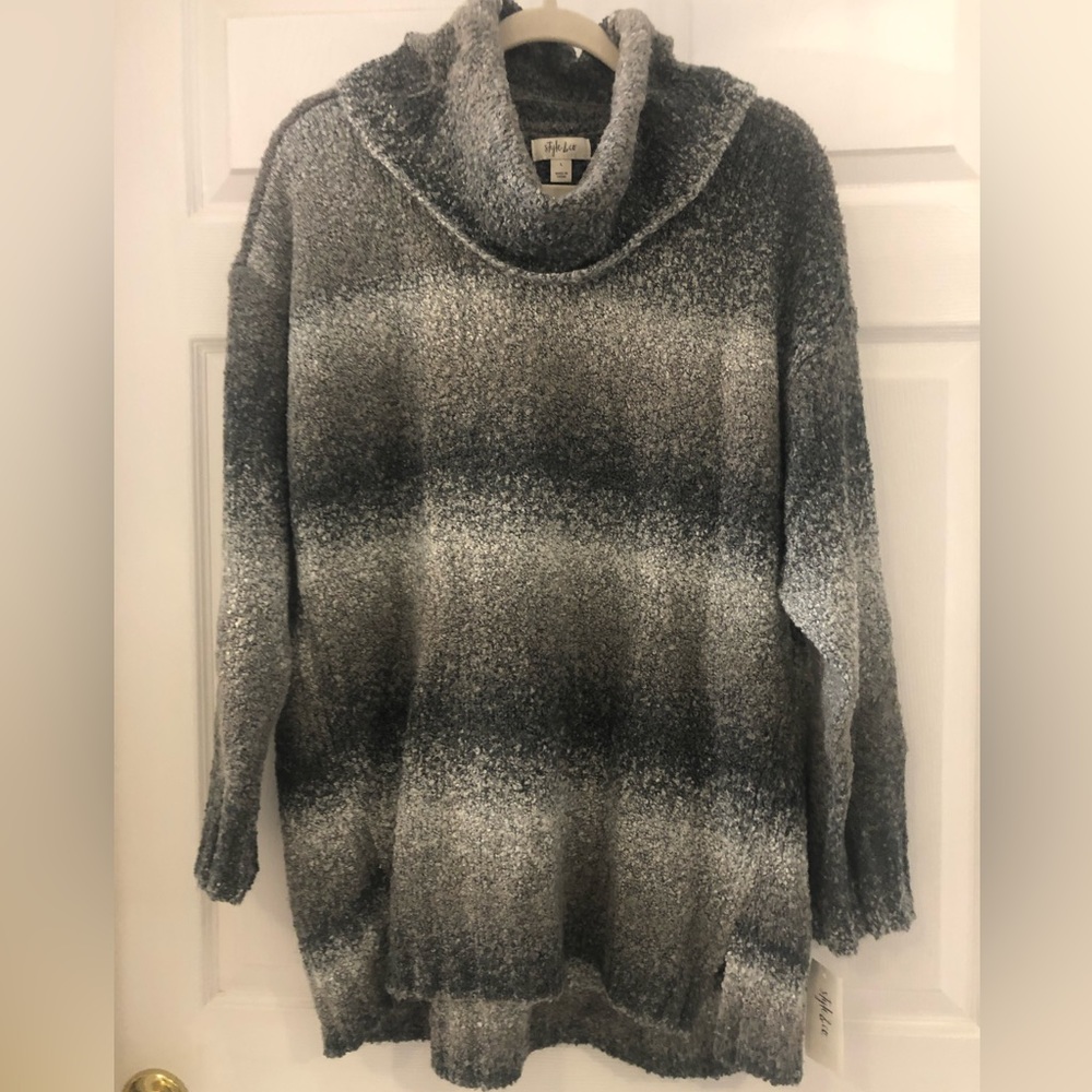 NWT Style & Co Oversized Cowl Neck Sweater Ladies L